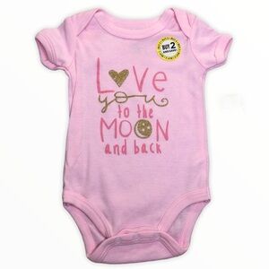 Swiggles Infant Girls Onesie Love You To the Moon